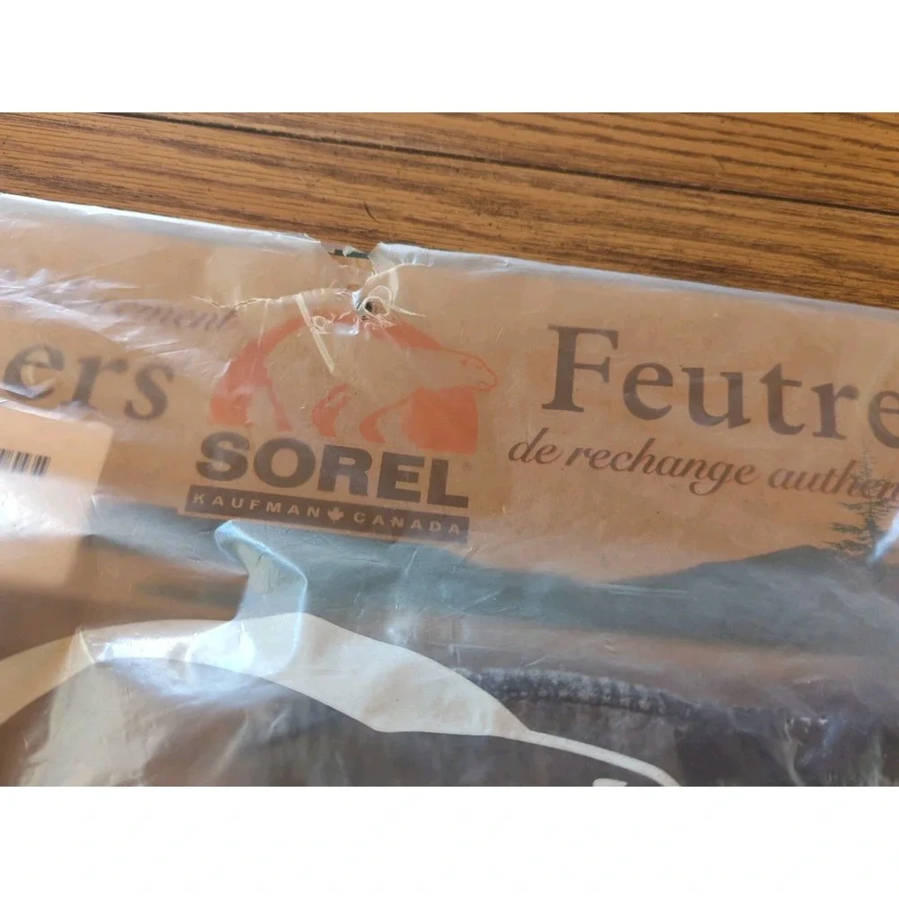Vintage Sorel Kaufman Canada Genuine Boot Wool Replacement Liner‎ Sock Junior 11